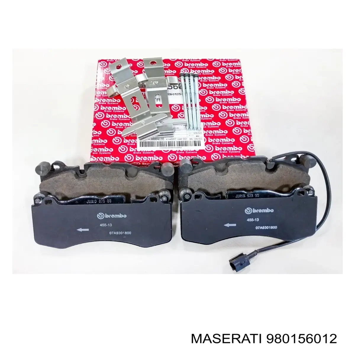 980156012 Maserati Sapatas do freio dianteiras de disco