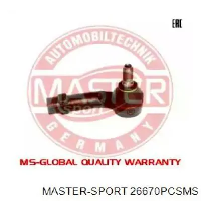 Compre 26670PCSMS Master-sport Ponta externa da barra de direção
