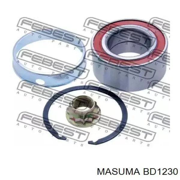 BD1230 Masuma Disco do freio dianteiro