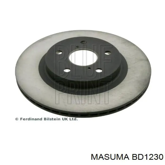 Disco do freio dianteiro Masuma BD1230