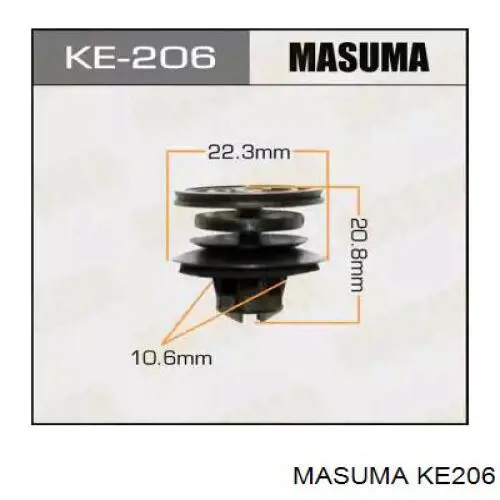 Compre 162946 Triclo Cápsula (prendedor) de fixação de revestimento da porta