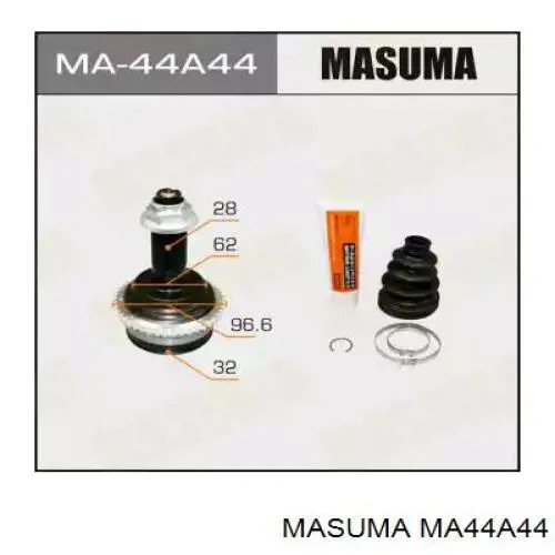 MA44A44 Masuma Junta homocinética externa dianteira