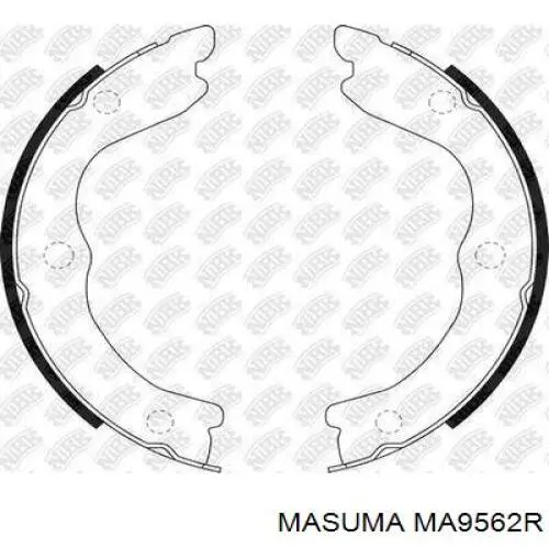 Braço oscilante inferior direito de suspensão dianteira Masuma MA9562R preço, a partir de 211,20 USD