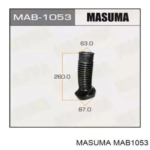 MAB1053 Masuma Suporte de amortecedor traseiro esquerdo