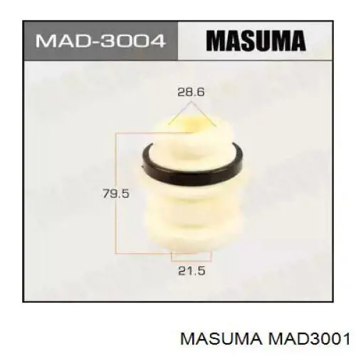 Pára-choque (grade de proteção) de amortecedor dianteiro Masuma MAD3001 preço, a partir de 8,50 USD