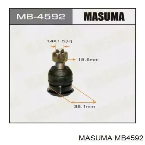 MB4592 Masuma Suporte de esfera inferior
