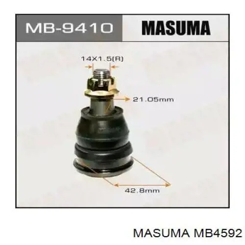 Suporte de esfera inferior Masuma MB4592 preço, a partir de 12,24 USD