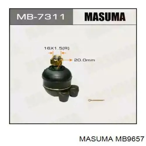 MB9657 Masuma Suporte de esfera inferior