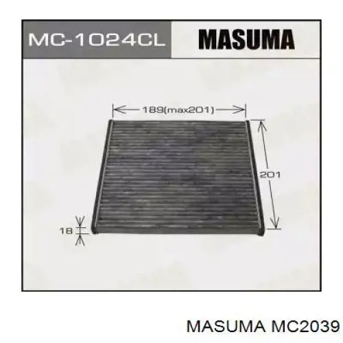 Filtro de salão Masuma MC2039 preço, a partir de 8,78 USD