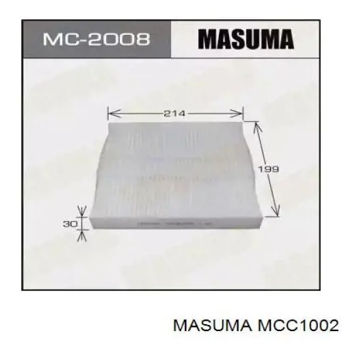 Filtro de salão MCC1002 Masuma