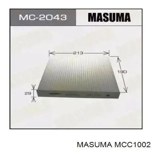 Filtro de salão Masuma MCC1002 preço, a partir de 9,10 USD