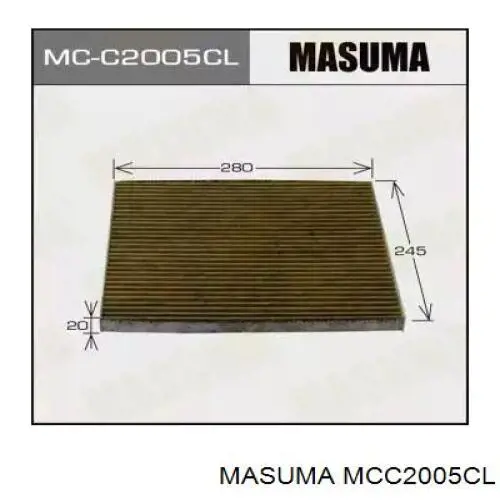 MCC2005CL Masuma Filtro de salão
