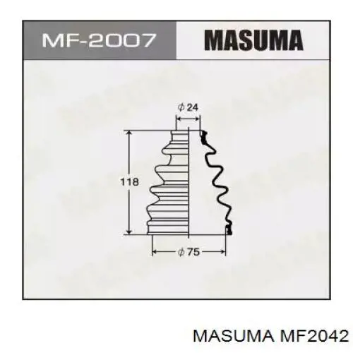 Bota de proteção interna de junta homocinética do semieixo dianteiro Masuma MF2042 preço, a partir de 17,52 USD