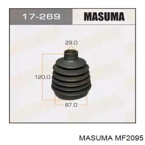 Compre MF2095 Masuma Bota de proteção interna de junta homocinética do semieixo dianteiro
