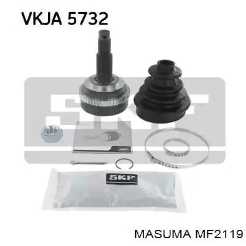 Compre MF2119 Masuma Bota de proteção externa de junta homocinética do semieixo dianteiro
