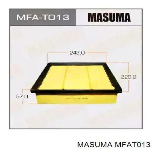 MFAT013 Masuma Filtro de ar