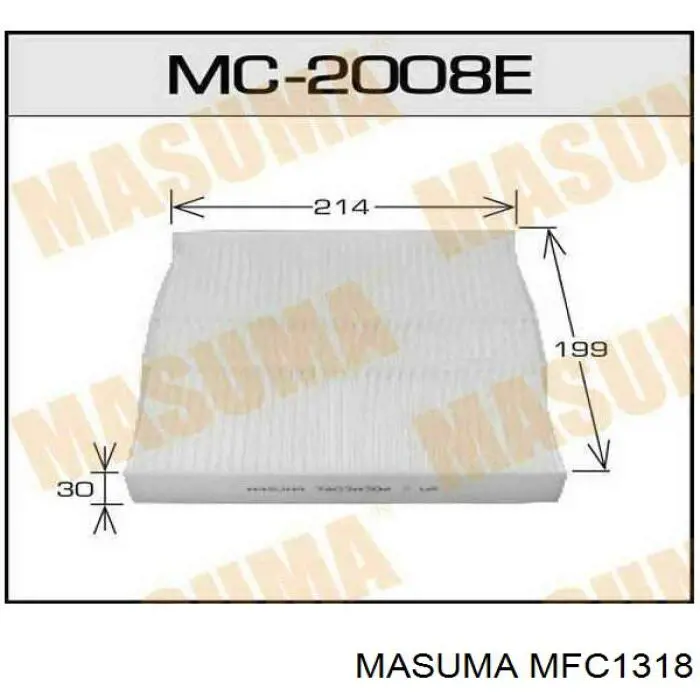 Filtro de óleo MFC1318 Masuma