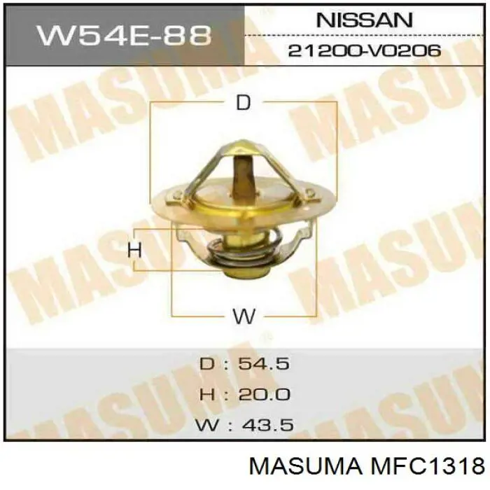 Compre MFC1318 Masuma Filtro de óleo