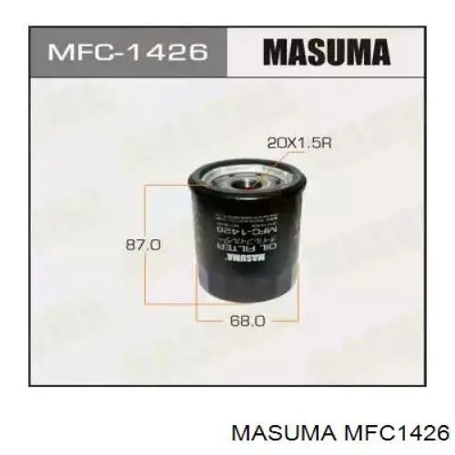 MFC1426 Masuma Filtro de óleo