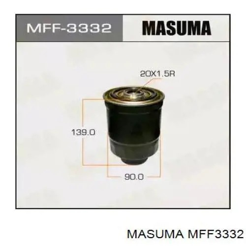 MFF3332 Masuma Filtro de combustível