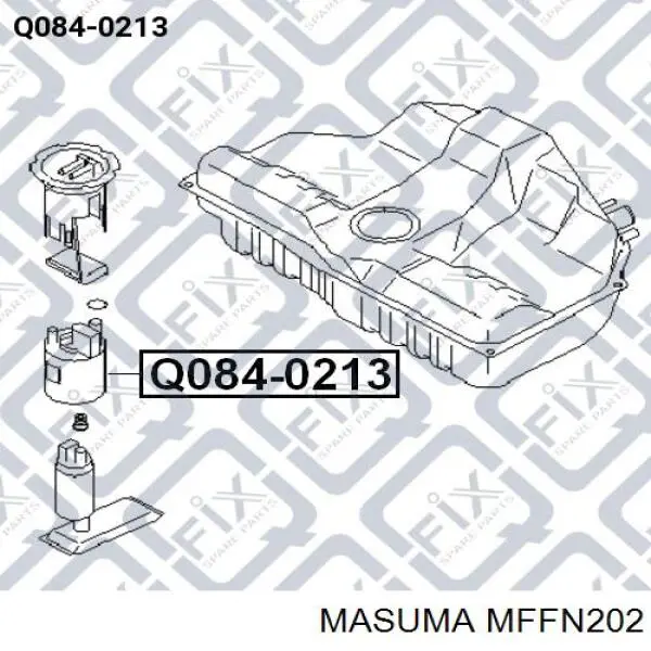 Módulo de bomba de combustível com sensor do nível de combustível 17040ED800 Nissan/Infiniti