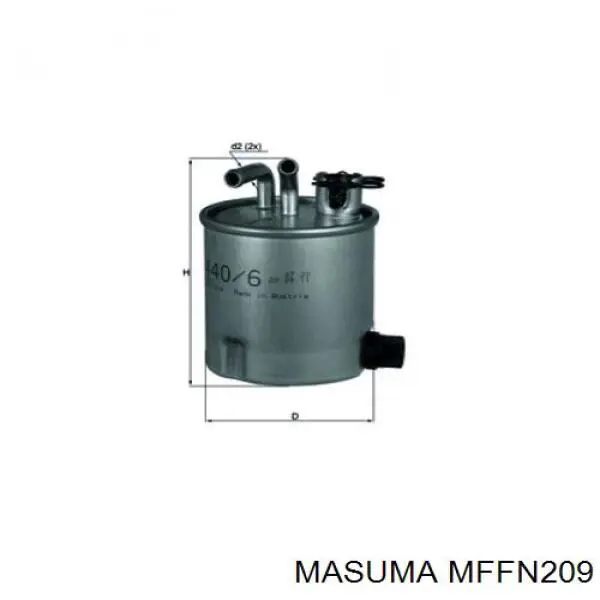 Filtro de combustível Masuma MFFN209 preço, a partir de 14,14 USD