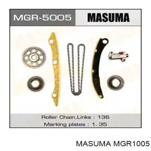 Cadeia do mecanismo de distribuição de gás, kit Masuma MGR1005 preço, a partir de 112,01 USD