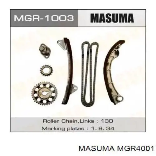 Compre MGR4001 Masuma Cadeia superior do mecanismo de distribuição de gás, kit