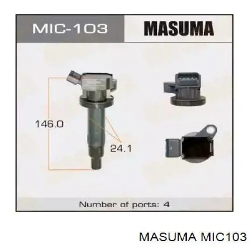MIC103 Masuma Bobina de ignição