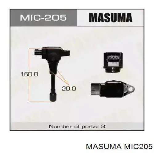 MIC205 Masuma Bobina de ignição
