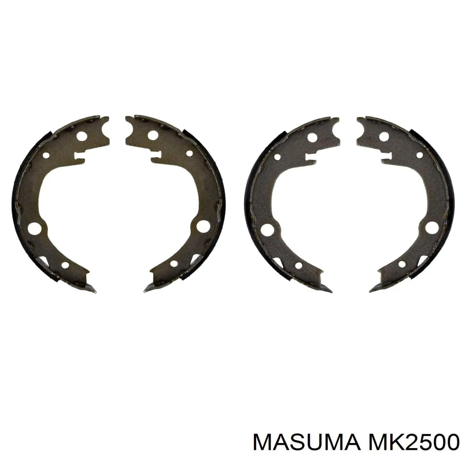 Sapatas do freio de estacionamento Masuma MK2500 preço, a partir de 29,48 USD