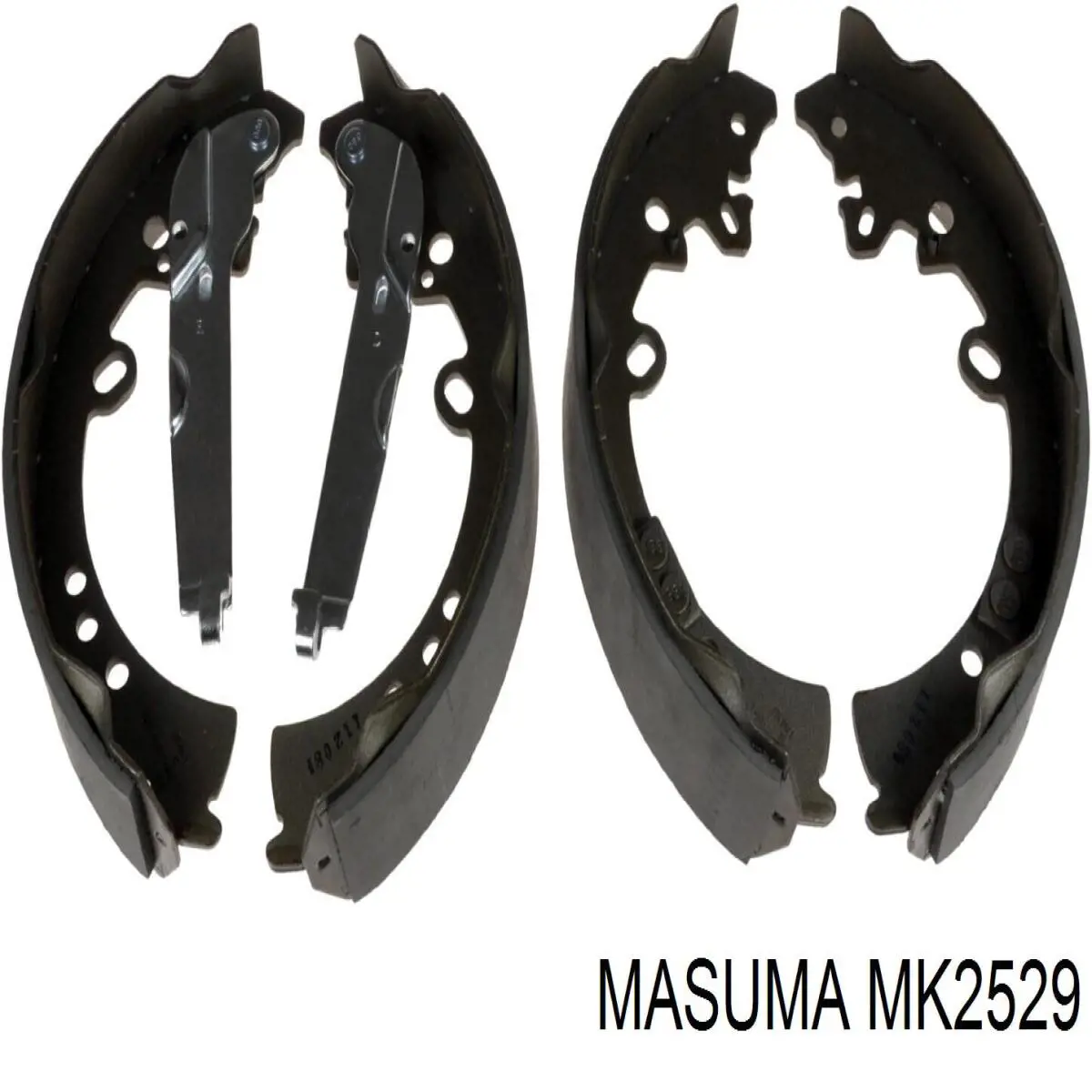 Sapatas do freio traseiras de tambor Masuma MK2529 preço, a partir de 75,87 USD