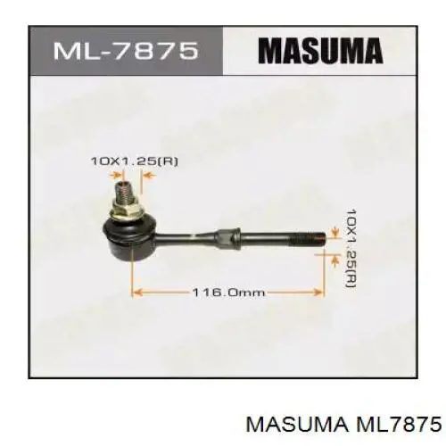 ML7875 Masuma Montante de estabilizador traseiro