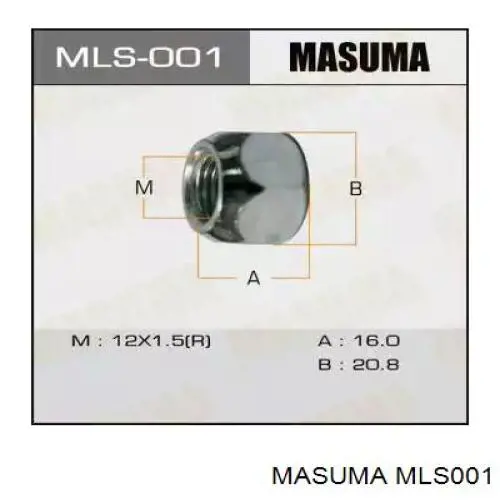 MLS001 Masuma Porca de roda
