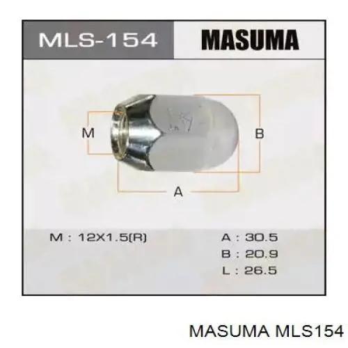 MLS154 Masuma Porca de roda