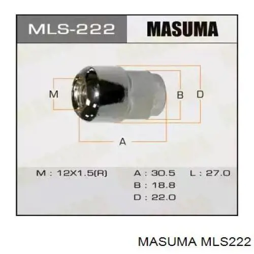 MLS222 Masuma Porca de roda
