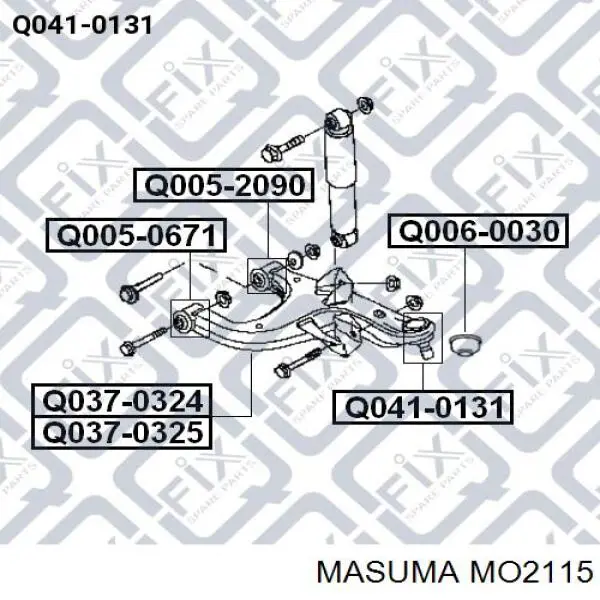 MO2115 Masuma Suporte de esfera inferior