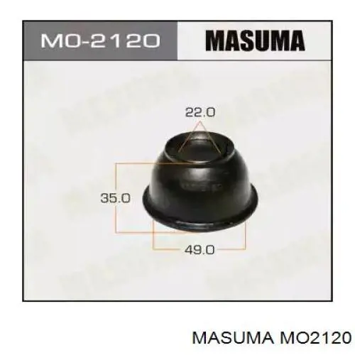 MO2120 Masuma Bota de proteção de suporte esférico inferior