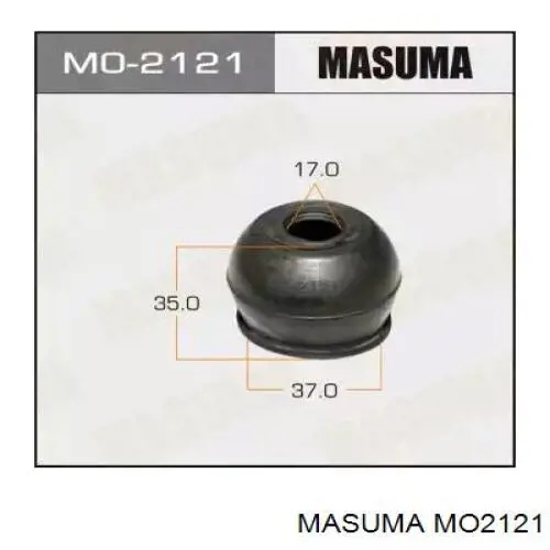 MO2121 Masuma Bota de proteção de suporte esférico superior