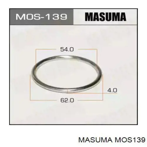 Vedante de tubo de admissão do silenciador Masuma MOS139 preço, a partir de 2,67 USD
