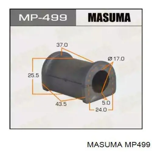 MP499 Masuma Bucha de estabilizador dianteiro