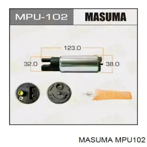 MPU102 Masuma Bomba de combustível elétrica submersível