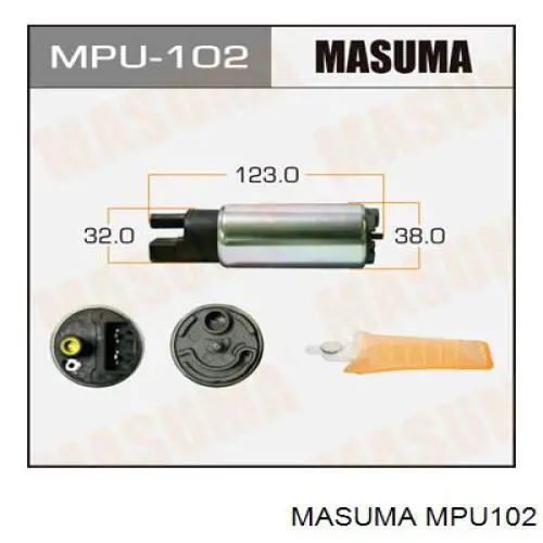 Compre MPU102 Masuma Bomba de combustível elétrica submersível