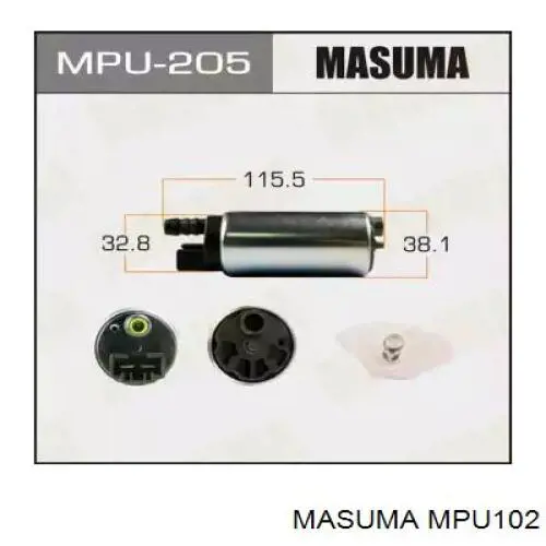 Bomba de combustível elétrica submersível Masuma MPU102 preço, a partir de 20,80 USD