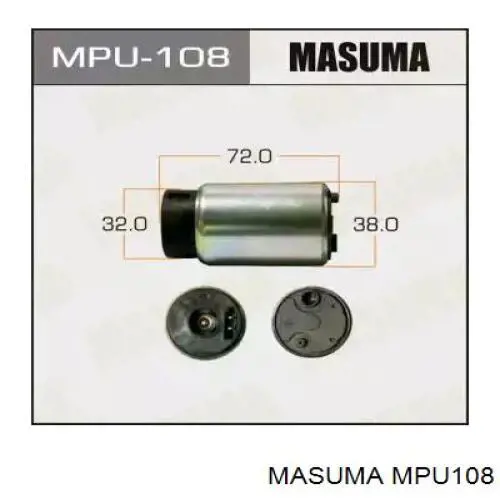 MPU108 Masuma Módulo de bomba de combustível com sensor do nível de combustível