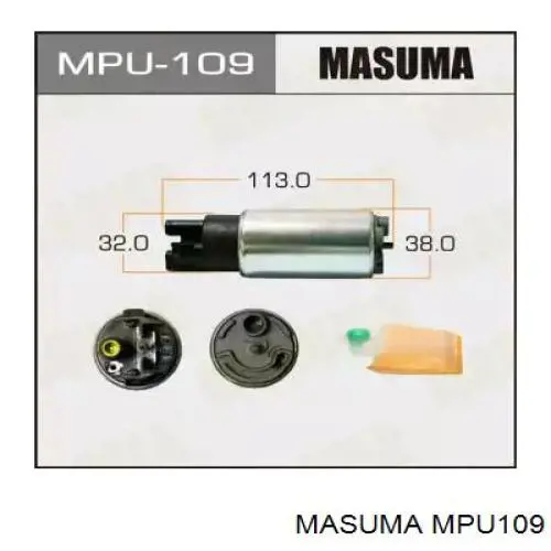 MPU109 Masuma Elemento de turbina da bomba de combustível