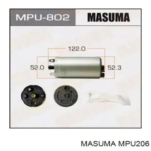 MPU206 Masuma Módulo de bomba de combustível com sensor do nível de combustível