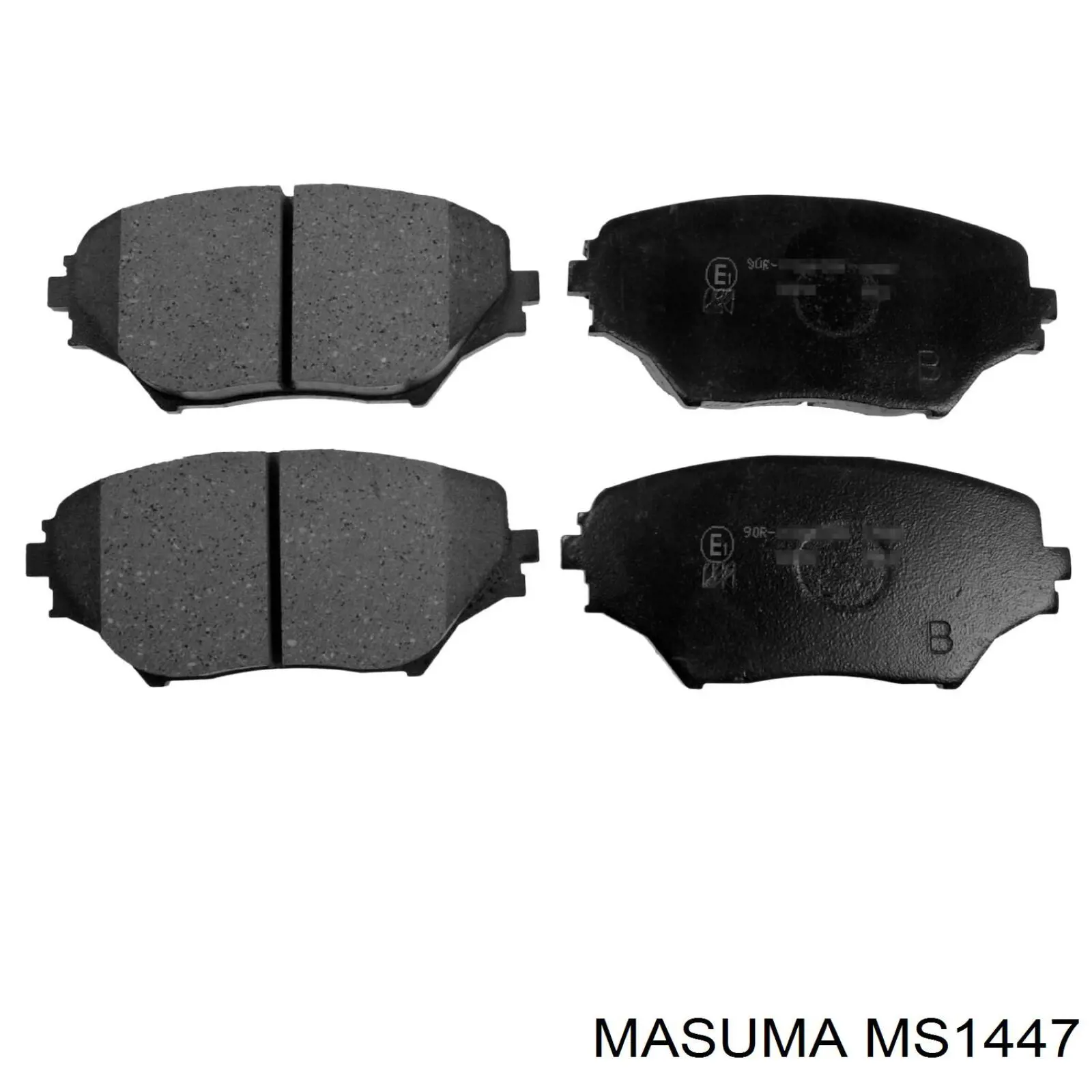 Compre MS1447 Masuma Sapatas do freio dianteiras de disco