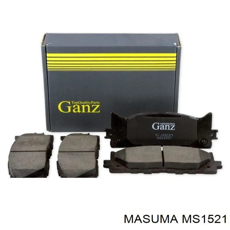 Compre MS1521 Masuma Sapatas do freio dianteiras de disco