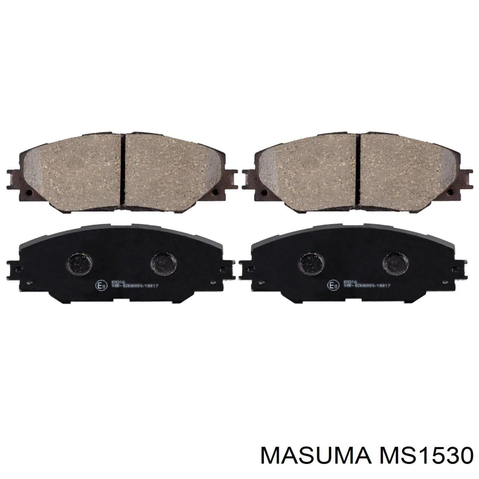 Sapatas do freio dianteiras de disco Masuma MS1530 preço, a partir de 31,11 USD